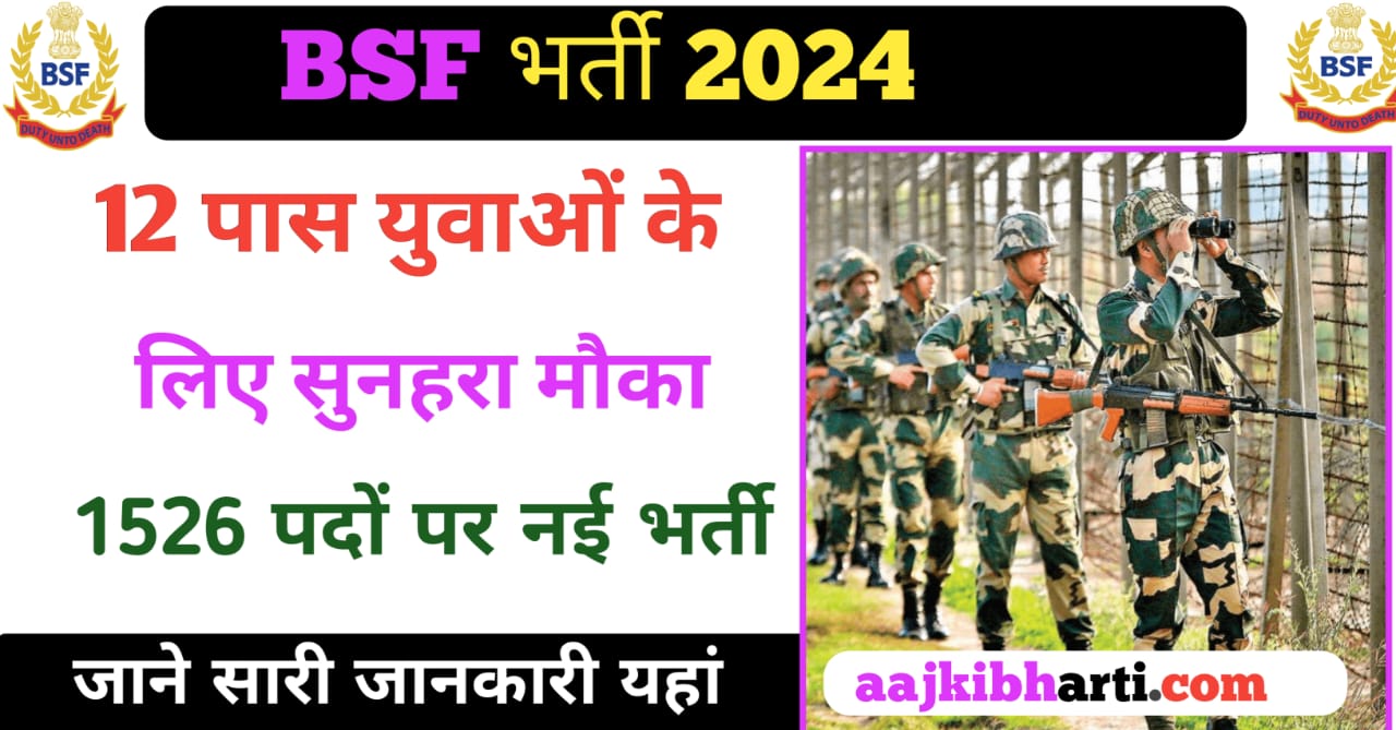 BSF HC ASI STENO Recruitment 2024