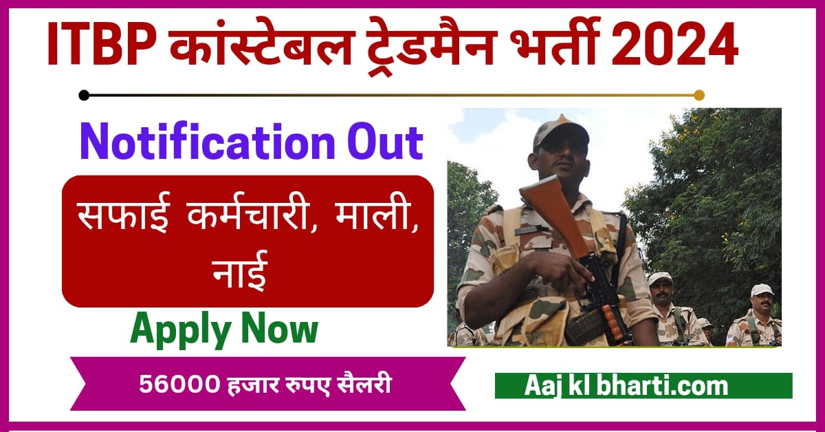 itbp recruitment 2024