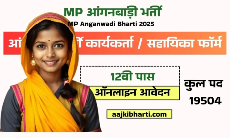 MP Anganwadi Bharti 2025