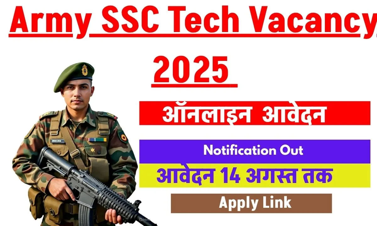 Indian Army SSC Tech Vacancy 2025