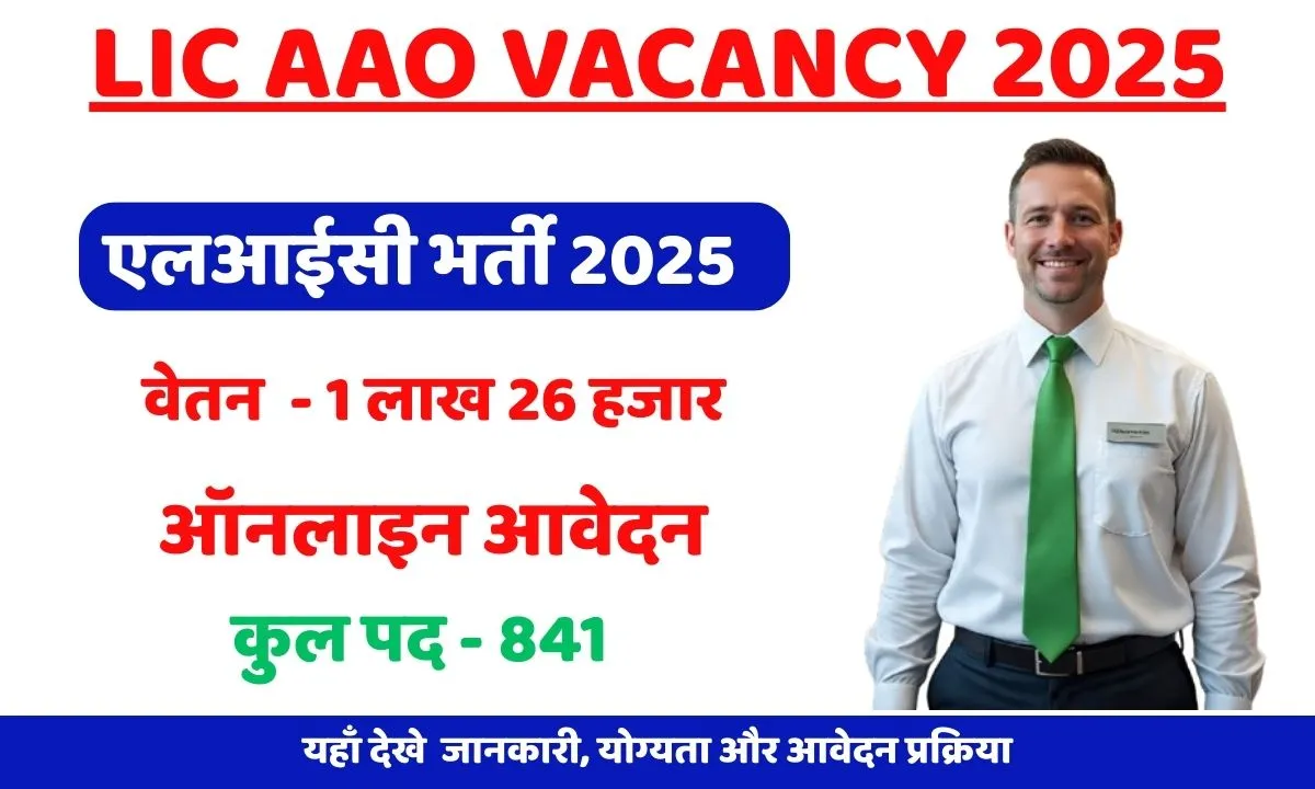 LIC AAO VACANCY 2025
